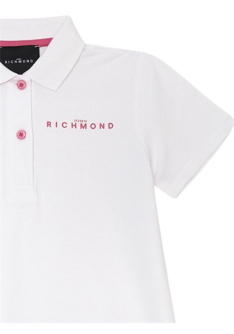 Vestito bianco in cotone per bambine JOHN RICHMOND | RGP25011VE/ANBIANCO